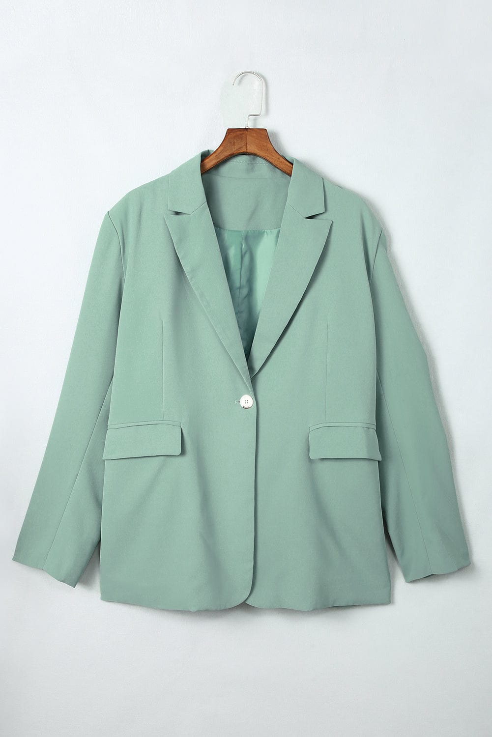 One-Button Flap Pocket Blazer - Body By J'ne