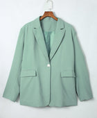 One-Button Flap Pocket Blazer - Body By J'ne