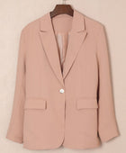 One-Button Flap Pocket Blazer - Body By J'ne