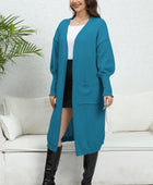 Open Front Dropped Shoulder Cardigan - Body By J'ne