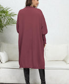 Open Front Dropped Shoulder Cardigan - Body By J'ne