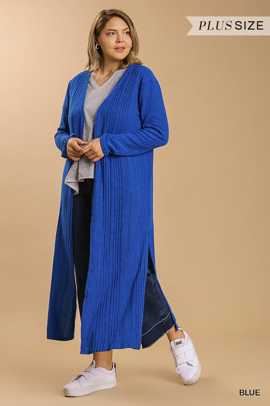 Open Front Long Body Cardigan - Body By J'ne