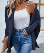 Open Front Long Sleeve Cardigan - Body By J'ne