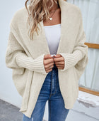 Open Front Long Sleeve Cardigan - Body By J'ne