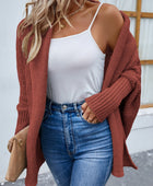 Open Front Long Sleeve Cardigan - Body By J'ne