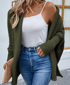 Open Front Long Sleeve Cardigan - Body By J'ne