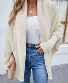 Open Front Long Sleeve Cardigan - Body By J'ne