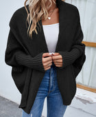 Open Front Long Sleeve Cardigan - Body By J'ne