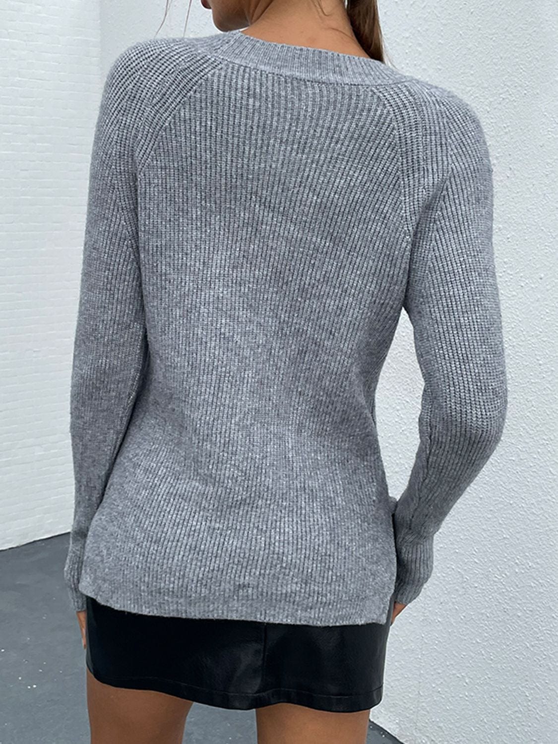 Pearl Me Rib-Knit Sweater - Body By J'ne