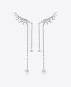 Platinum-Plated Crawl Earrings - Body By J'ne