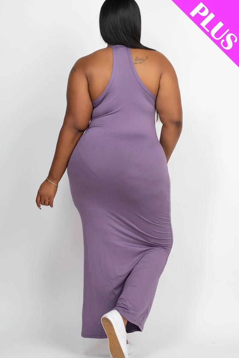 Plus Racer Back Maxi Dress - Body By J'ne