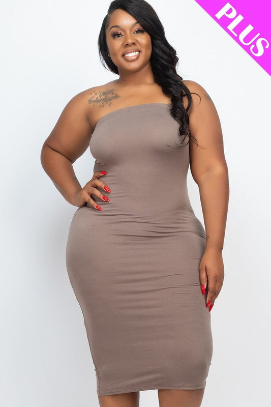 Plus Tube Bodycon Dress - Body By J'ne