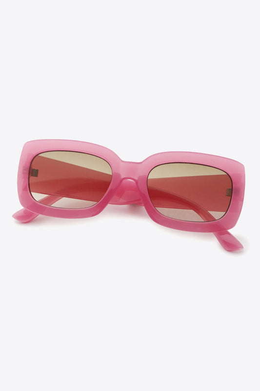 Polycarbonate Frame Rectangle Sunglasses - Body By J'ne