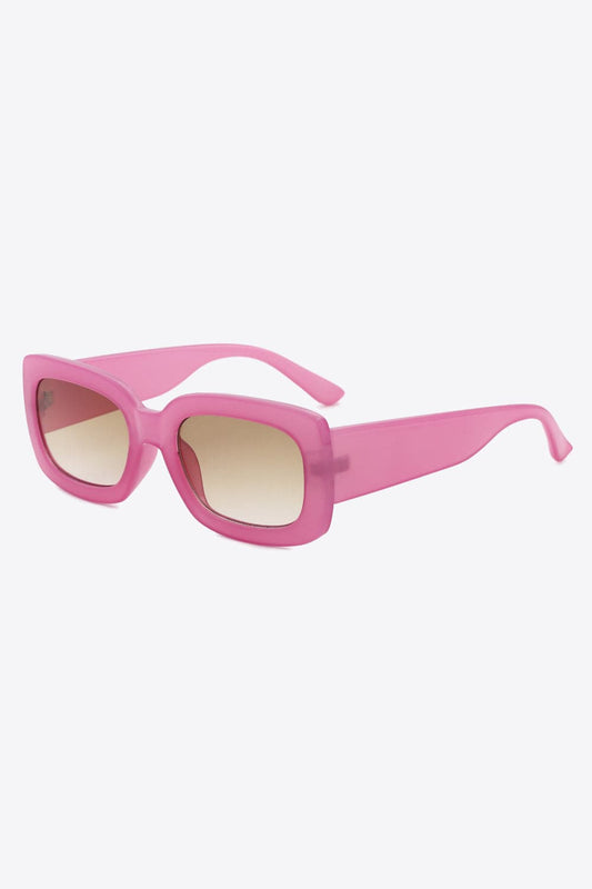 Polycarbonate Frame Rectangle Sunglasses - Body By J'ne