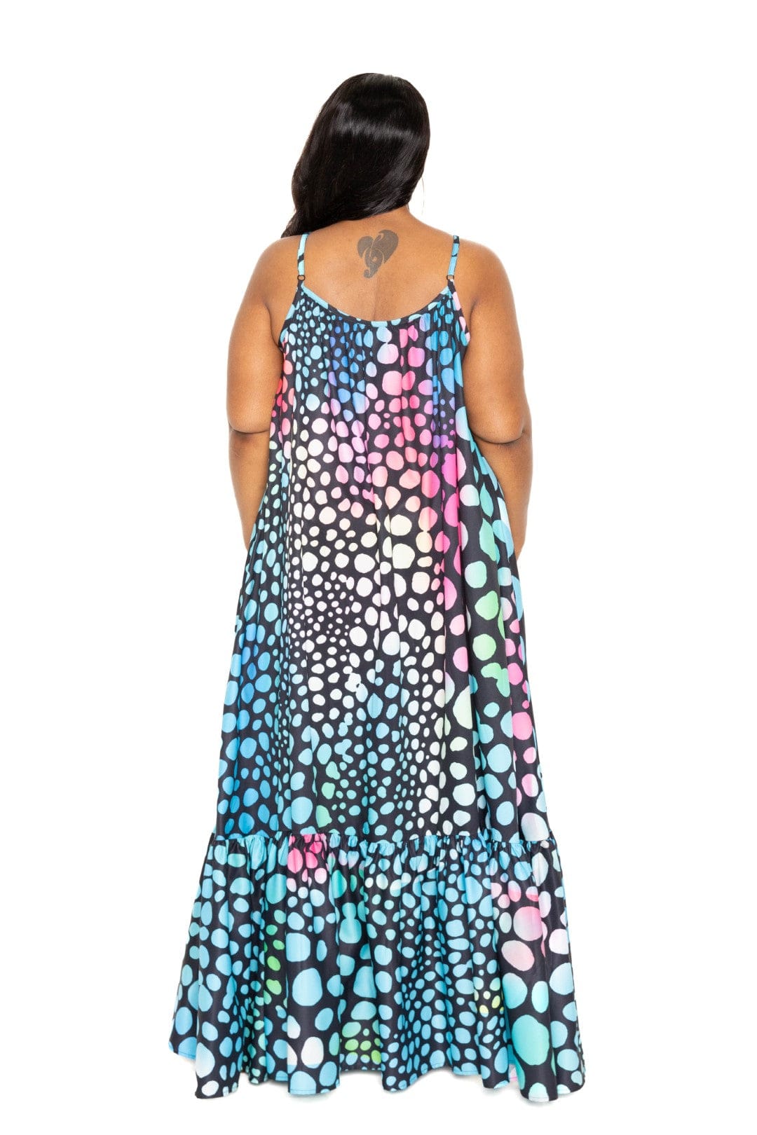 Printed Voluminous Maxi Dress - Body By J'ne