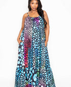 Printed Voluminous Maxi Dress - Body By J'ne