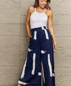 Printed Wide Leg Long Pants - Body By J'ne