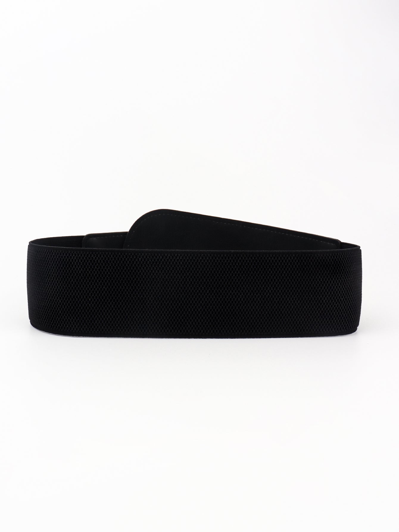 PU Elastic Wide Belt with Alloy Buckle - Body By J'ne