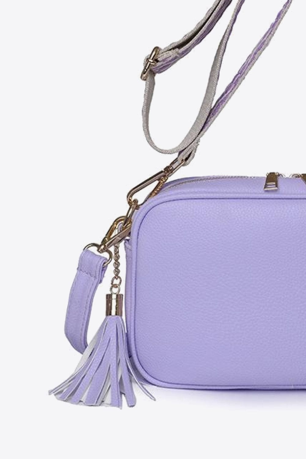 PU Leather Tassel Crossbody Bag - Body By J'ne