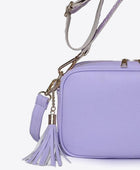 PU Leather Tassel Crossbody Bag - Body By J'ne