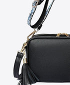 PU Leather Tassel Crossbody Bag - Body By J'ne