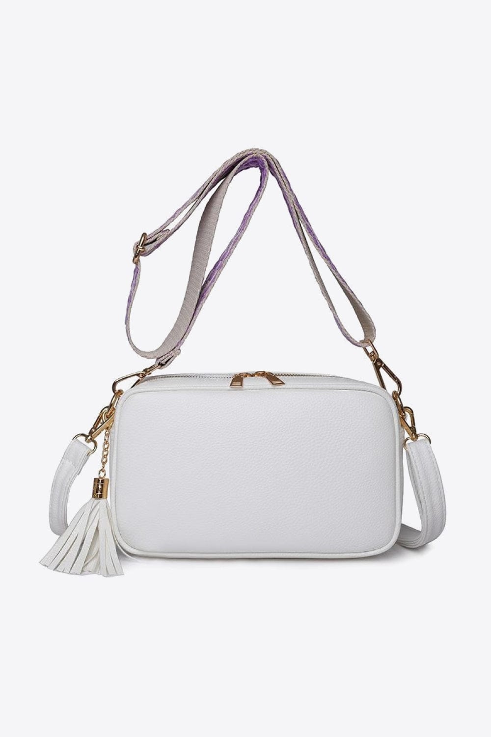 PU Leather Tassel Crossbody Bag - Body By J'ne