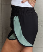 Put In Work High Waistband Contrast Detail Active Shorts - Body By J'ne
