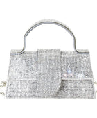 Rhinestone Allover Chic Design Handle Bag - Body By J'ne