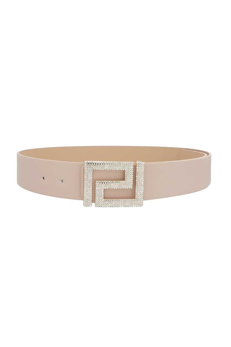 Rhinestone Pave Geo Shape Belt - Body By J'ne