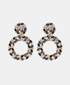 Round Shape Acrylic Dangle Earrings - Body By J'ne