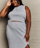 She's All That Fitted Two-Piece Skirt Set - Body By J'ne
