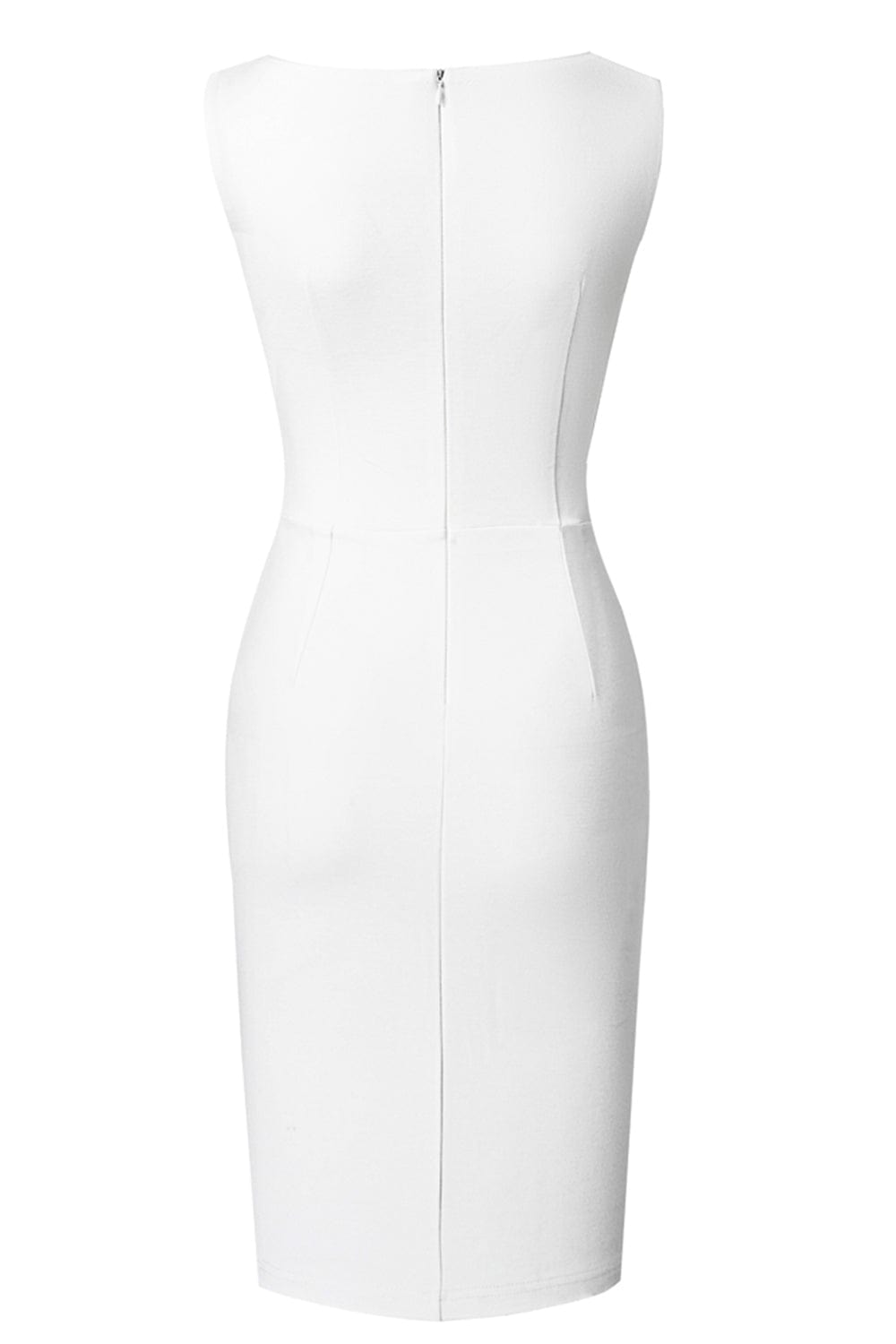 Sleeveless Buttoned Mini Dress - Body By J'ne