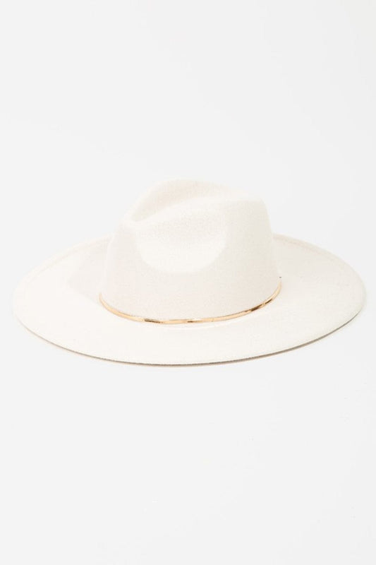 Slice of Chic Herringbone Chain Fedora - Body By J'ne