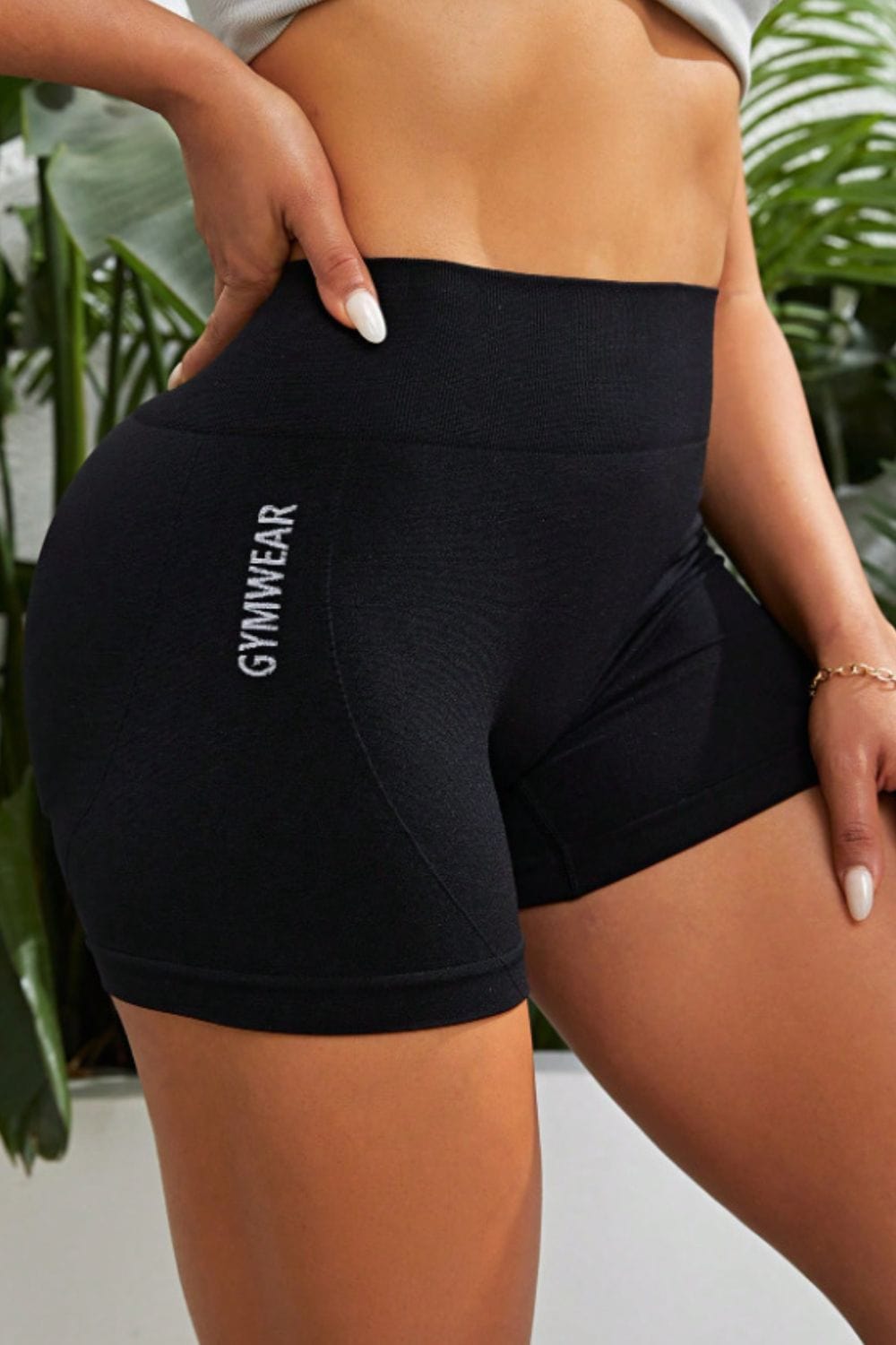 Slim Fit High Waistband Active Shorts - Body By J'ne