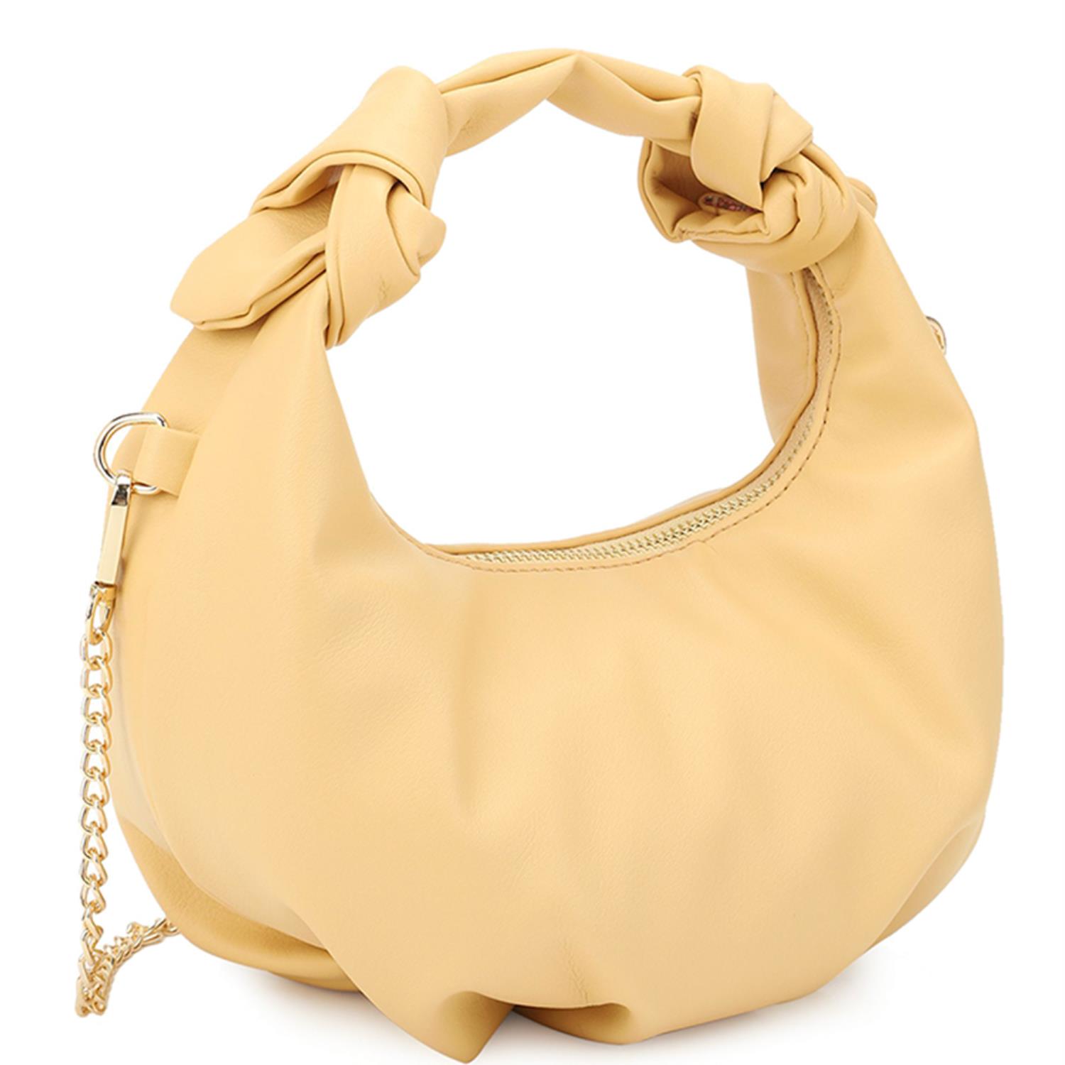 Smooth Round Handle Zipper Bag - Body By J'ne