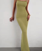 Spaghetti Strap Maxi Fishtail Dress - Body By J'ne