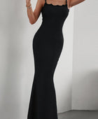 Spaghetti Strap Maxi Fishtail Dress - Body By J'ne