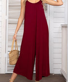 Spaghetti Strap Scoop Neck Jumpsuit - Body By J'ne