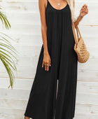 Spaghetti Strap Scoop Neck Jumpsuit - Body By J'ne