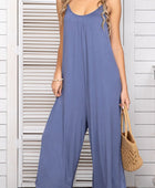 Spaghetti Strap Scoop Neck Jumpsuit - Body By J'ne