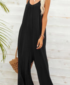 Spaghetti Strap Scoop Neck Jumpsuit - Body By J'ne