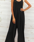 Spaghetti Strap Scoop Neck Jumpsuit - Body By J'ne