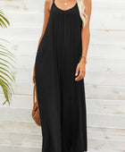 Spaghetti Strap Scoop Neck Jumpsuit - Body By J'ne