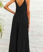 Spaghetti Strap Scoop Neck Jumpsuit - Body By J'ne