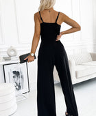 Spaghetti Strap Split Jumpsuit - Body By J'ne