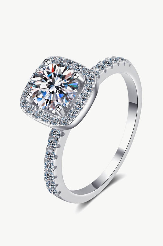 Square Moissanite Ring - Body By J'ne