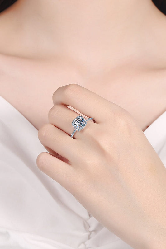 Square Moissanite Ring - Body By J'ne