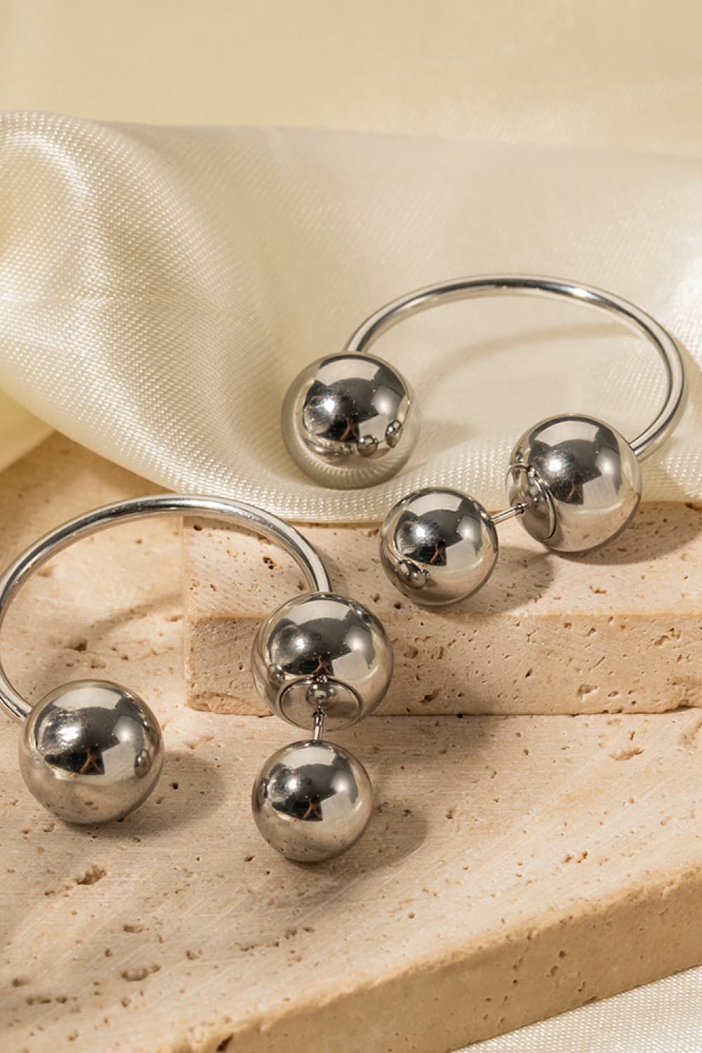 Stainless Steel Ball Earrings - Body By J'ne