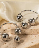 Stainless Steel Ball Earrings - Body By J'ne