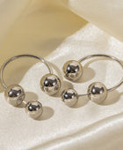 Stainless Steel Ball Earrings - Body By J'ne